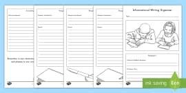 Narrative Writing Graphic Organizer for 3rd-5th Grade