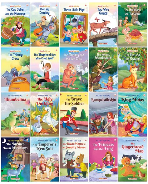 Story Book for Kids - Moral Stories (Set of 20 Books) - Bedtime Tales ...
