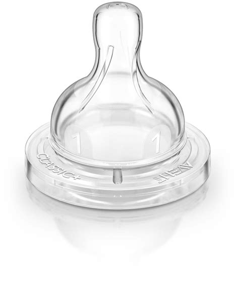 Amazon.com : Philips Avent Classic Newborn Flow Nipple, 2-Pack : Baby ...