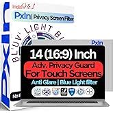 PxIn 14 Inch Privacy Screen Filter - No Eye Strain | Anti Blue Light ...