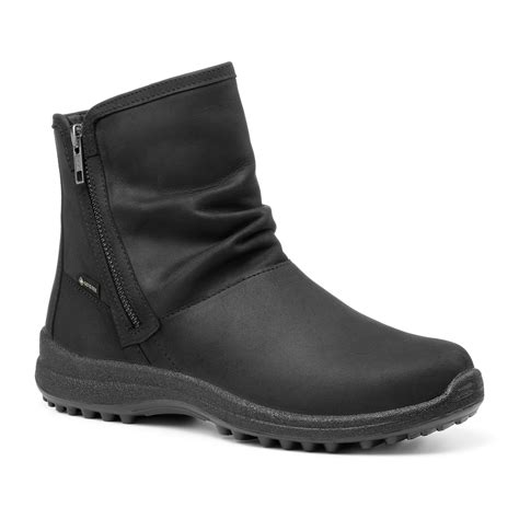 Black | Women's Waterproof Ankle Boot | Terrain GTX Boots | Hotter UK