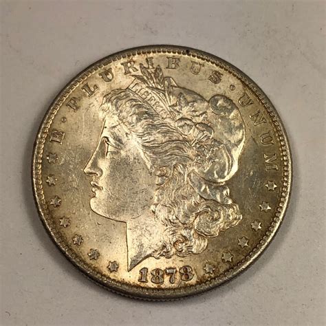 1878 S over S Repunched mint Mark Morgan Silver Dollar *First Year ...
