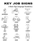 Sign Language Job Signs 的图像结果