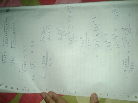 Divide cube root of 128 by fifth root of 64 - Brainly.in
