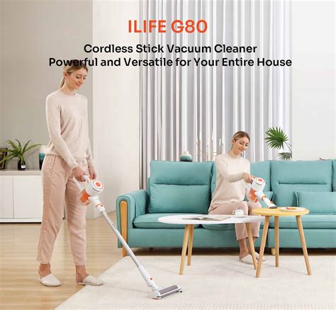 Cordless Stick Robotic Vacuum Cleaner - ILIFE G80 – ILIFE Robots
