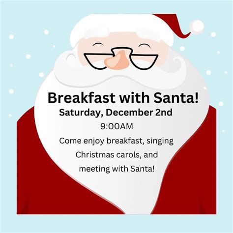 Breakfast with Santa, Grace Presbyterian Church , Littleton, 2 December ...