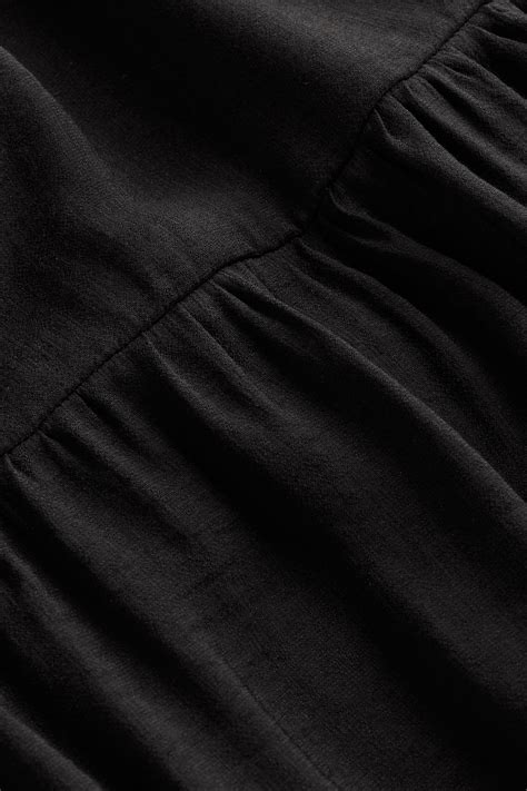 Oversized off-the-shoulder dress - Black - Ladies | H&M IN