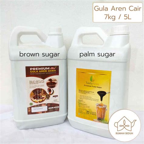 Jual 7kg Sirup Gula Merah Premium Jerigen 5 Liter - Brown Sugar Syrup ...