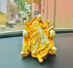 GLOBAL AROMA Guruji Statue Showpiece for HomeDecor Decoration Gifting ...