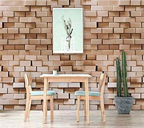 Jaamso Royals 3D Brick Removable Peel and Stick Self Adhesive Film ...