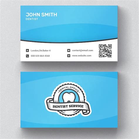 Dentist business card | Free PSD