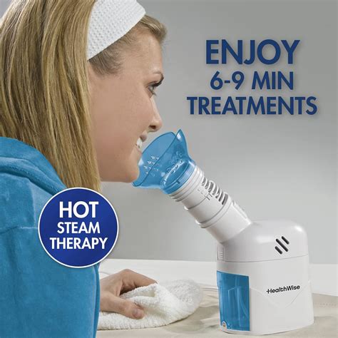 Buy HealthWise Steam Inhaler Respiratory Vapor Therapy | Sinus Pressure ...