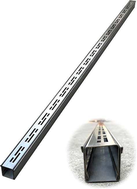 Amazon.co.jp: ステンレススチール製トレンチ排水キット、デッキ/庭/ガレージ/ドライブウェイ排水チャネルシステム、長方形排水溝 ...