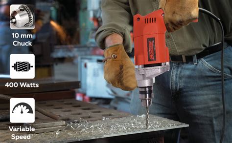 Cheston 10mm Powerful Drill Machine for Wall, Metal, Wood Drilling (5 ...