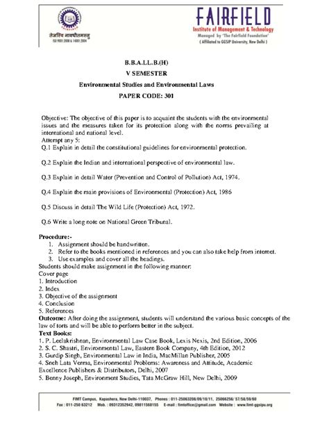 Bballb 5thsem 2016 - Want these notes. - B.B.A.LL.(H) V SEMESTER ...