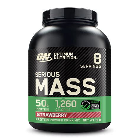 Buy Optimum tion (ON) Serious Mass: High Protein Muscle Building ...