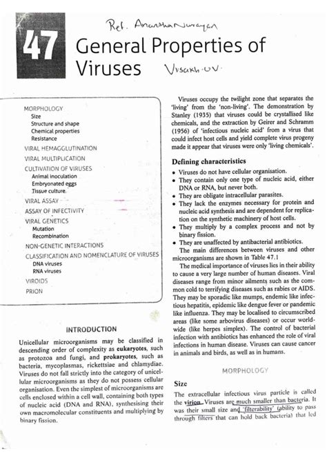 General properties of viruses - General Microbiology - Studocu