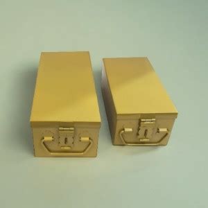 JAYCO Stainless Steel Cash Boxes - Set of 2 pieces - 8", 10" Long ...
