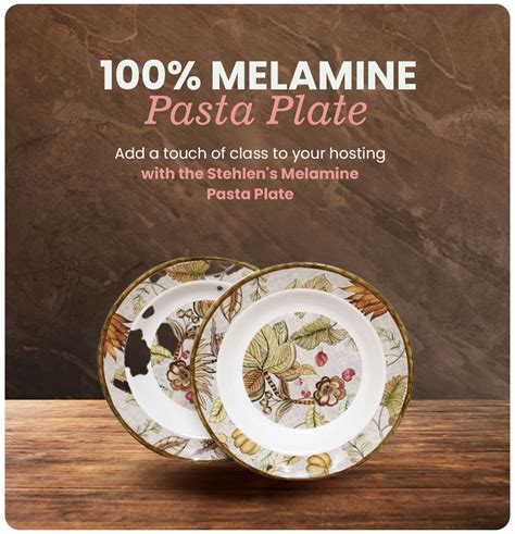 Buy Stylish Melamine Pasta Bowls and Plates Online in India – Stehlen