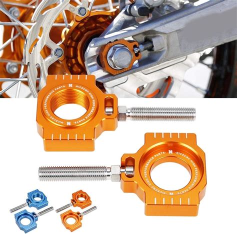 Mei-Mracing Rear Axle Blocks Chain Adjuster for KTM | Ubuy India