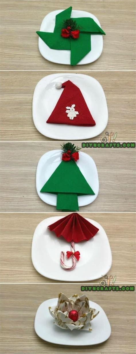Christmas Napkin Folding Ideas Christmas Napkin: Instructions With