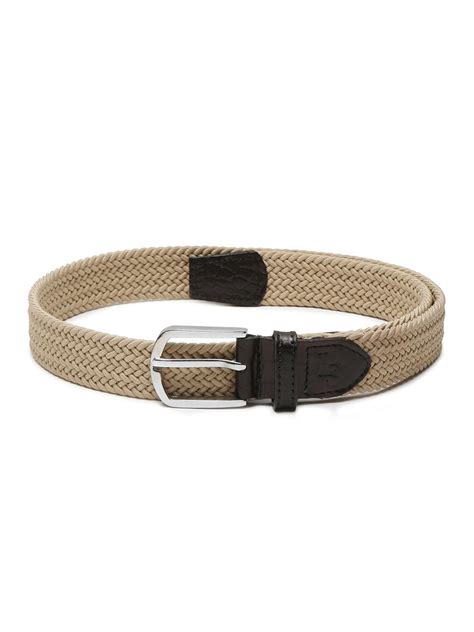 Buy LOUIS STITCH Men's Braided Elastic Stretch Belt - LOUIS STITCH