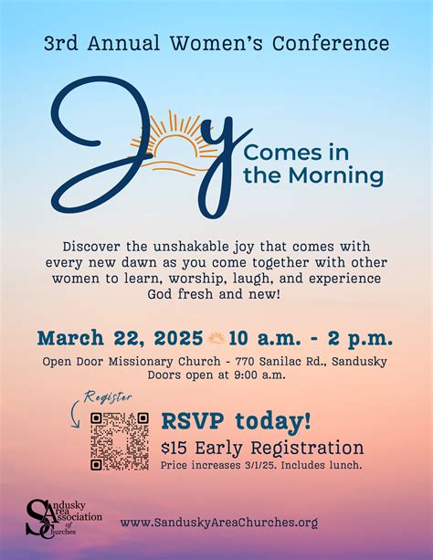 Women’s Conference – Joy Comes in the Morning