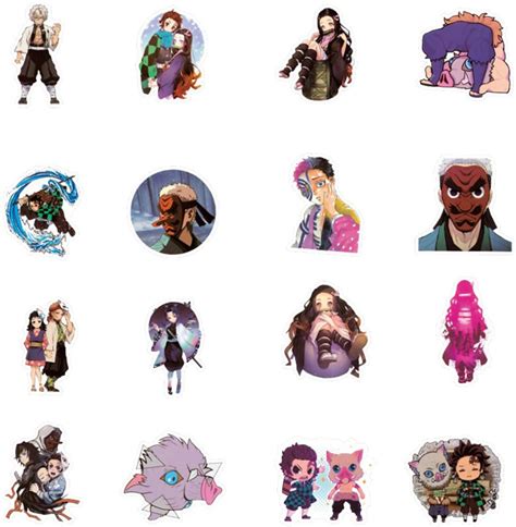Buy 50pack Ghost Blade Sticker Ghost Blade Demon Slayer Stickers ...