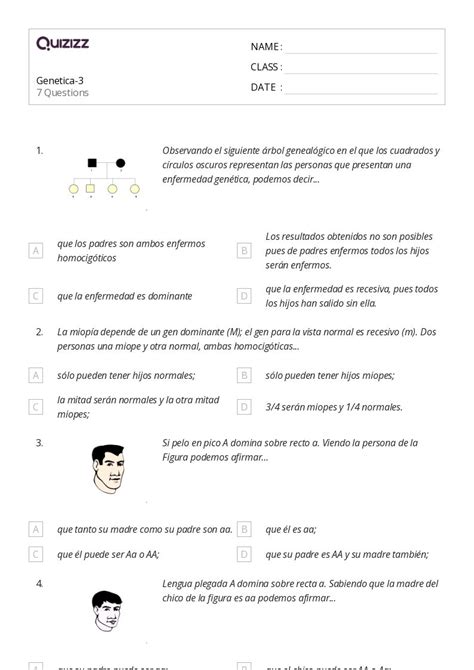 50+ Genetics worksheets for 2nd Class on Quizizz | Free & Printable