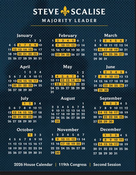 Senate Releases 2026 Calendar With Recesses Ahead of Critical Midterms ...
