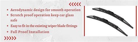 Auto E-Shopping Replacement Car Wiper Windshield Blades for Hyundai I10 ...