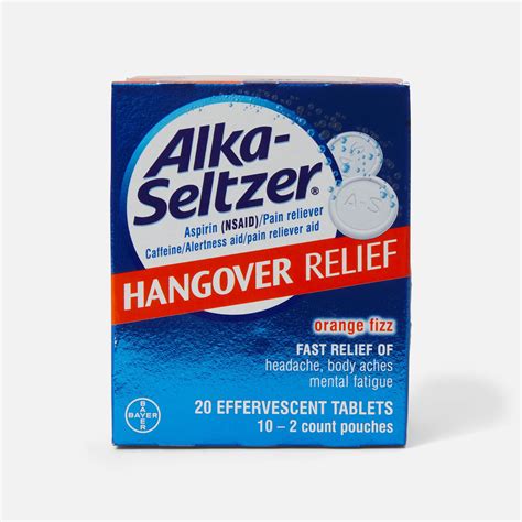 HSA Eligible Alka-Seltzer Hangover Relief Effervescent Tablets ...