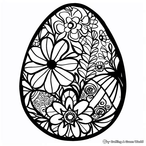 Easter Egg Coloring Page Easter Egg Coloring Pages