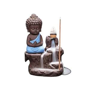 Monks Buddha Smoke Fountains for Home d?cor with 10 Incense Stick ...