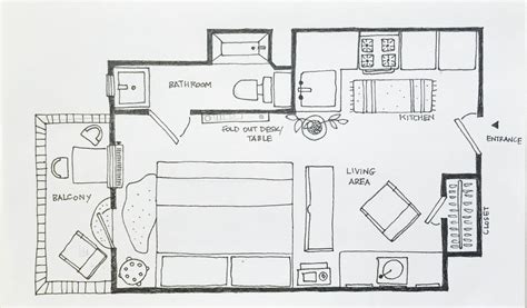 Image result for Studio Unit Sample Layout