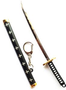 CRAZYGOL Mini Katana Sword Anime Ninja Knife Toys Model Key Chain Key ...