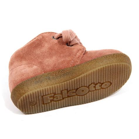 H3480 polacchino bimba girl FALCOTTO CHAD kids suede shoes pink