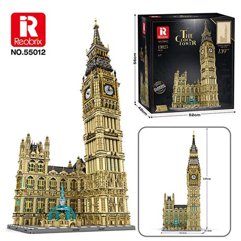 Reobrix - 55012 - Elizabeth Clock Tower Big Ben - 13825 Pieces ...