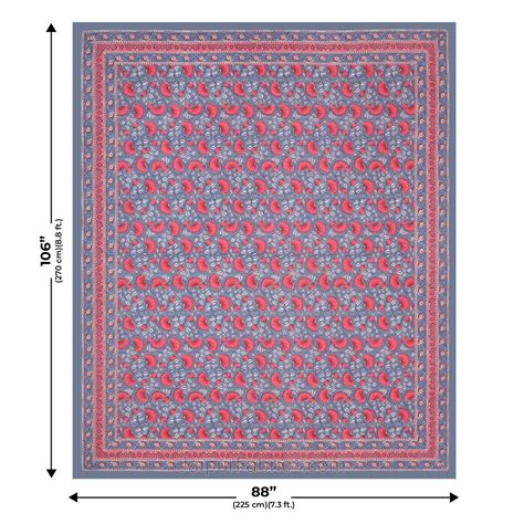 Lush Lotus Grey Double Bedsheet – JaipurFabric®