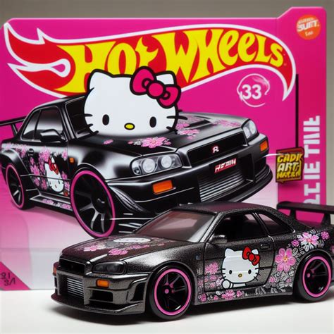 Lincoln's - Hot Wheels AI Hello Kitty Nissan Skyline R34 🩷🩷🩷🩷🩷 The Hot ...