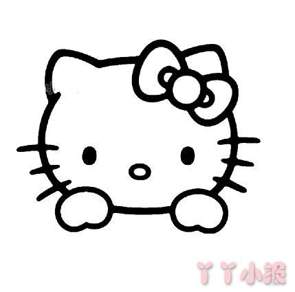 Hello Kitty简笔画图片 - 简笔画网