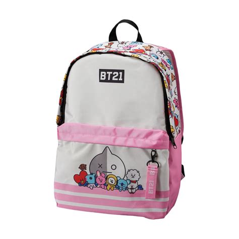 Buy Line Friends BT21 Girls Urban Backpack- Tata, Mang, Chimmy, RJ ...
