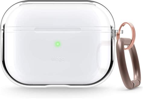 elago Clear Airpods Pro Case with Keychain Designed for Apple Airpods ...