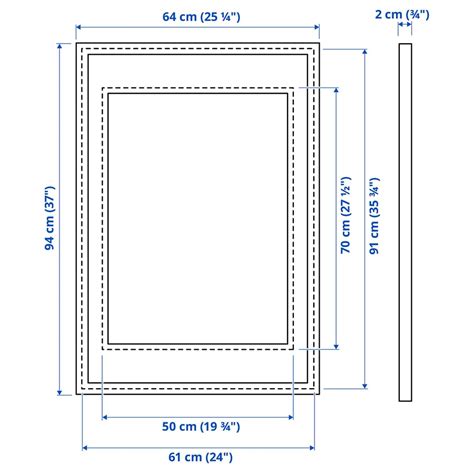 SILVERHÖJDEN frame, gold-colour, 61x91 cm (24x35 ¾") - IKEA