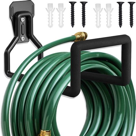 Amazon.com: QMSK Water Garden Hose Holder, Metal Wall Mounted Water ...