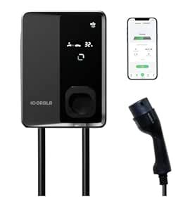 ORBLR EV Charger 7.4kW, 32A AC – Electric Car Charger and | Smart ...