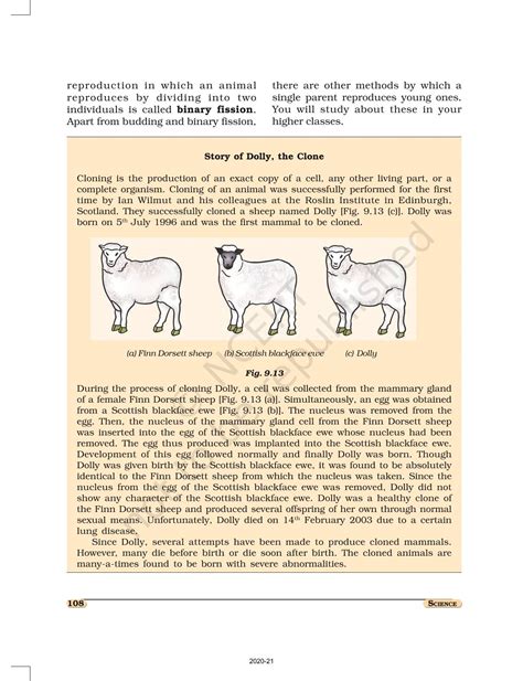 Reproduction In Animals - NCERT Book of Class 8 Science