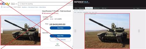 Fake Posts On Ukrainians Selling Russian Tank On eBay Go Viral | BOOM