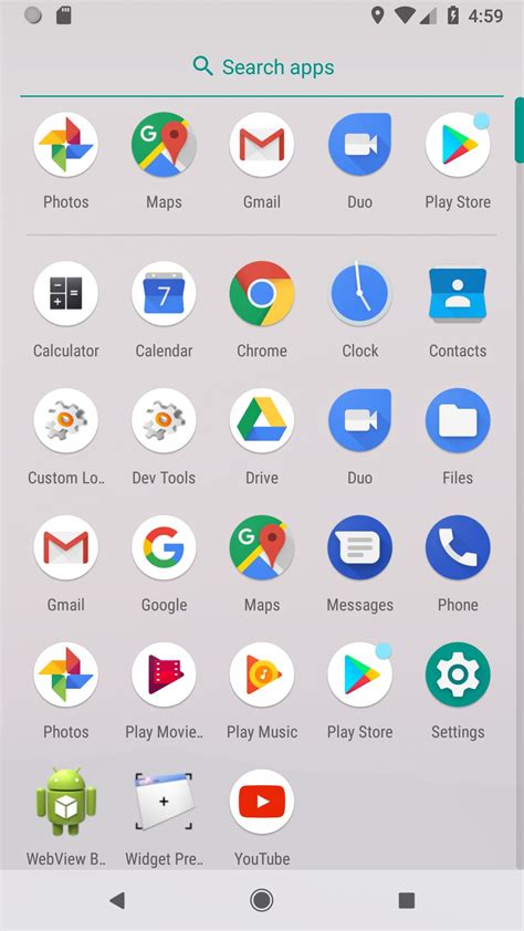 Android Virtual App 的图像结果