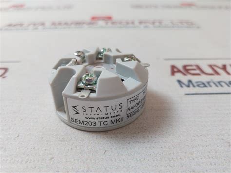 Status Instruments Sem203 Tc Mkii Temperature Transmitter – Aeliya ...